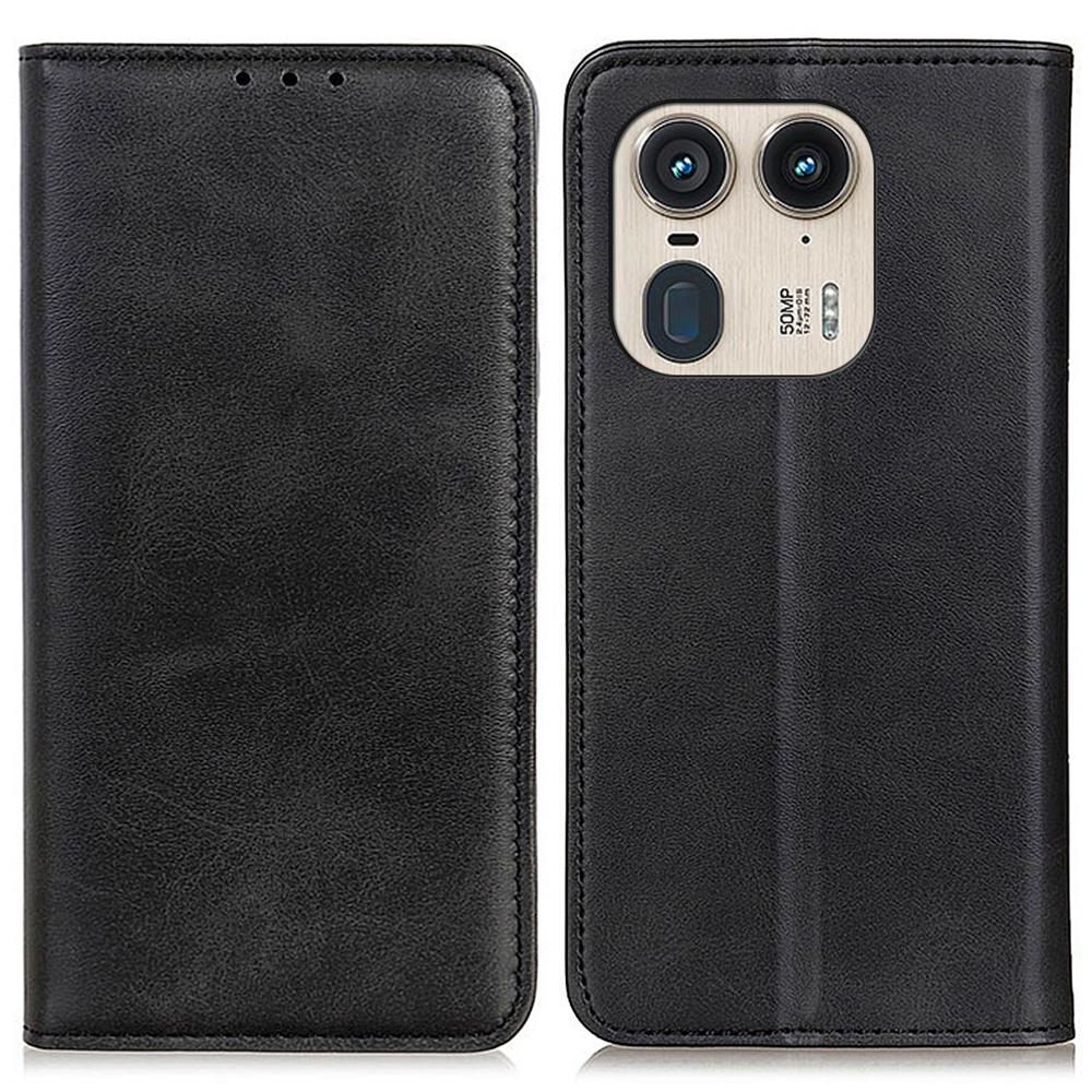 For Motorola Edge 50 Ultra 5G/Moto X50 Ultra 5G Wallet Case Split Leather Magnetic Closing Phone Cover