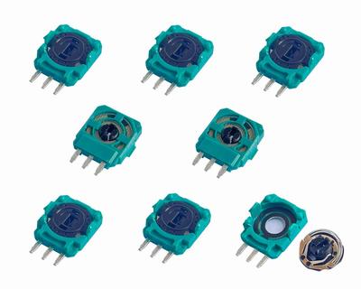 ElecGear 8pcs ALPS 10K Ανταλλακτικό ποτενσιόμετρο 4τμχ Πρόσθετη διόρθωση μετατόπισης Μεταβλητή ανταλλακτικά επισκευής αισθητήρα αντίχειρα για αναλογικό Joystick ALPS