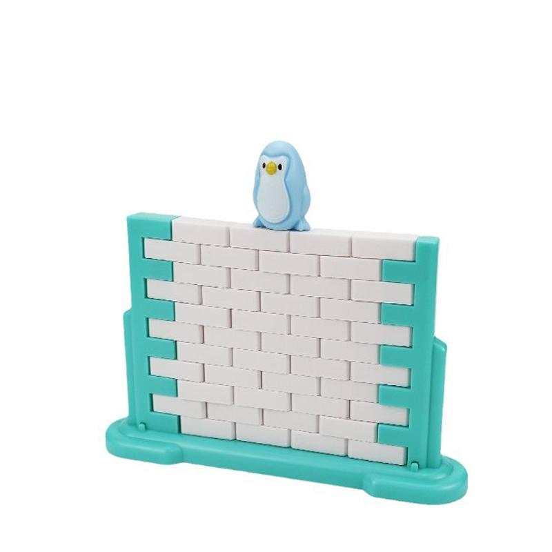 Non-Toxic Penguin Wall-Breaking Building Blocks Children Educational Thinking Training Toys Parent-Child Two-Person Interactive Fun Games