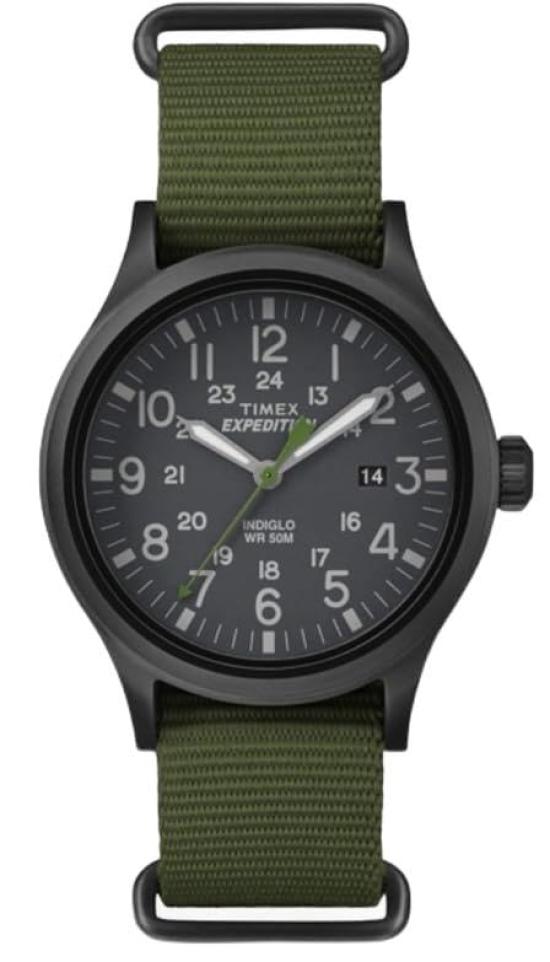 

[TIMEX] Men s Watch Expedition TW4B04700 Quartz 5 ATM Water Resistant Mineral Glass Black Dial Brass [Item]