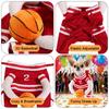 Lustiges Haustier Katzen Basketballspieler Kostüm mit Ball Atmungsaktive Welpen Kätzchen Sport Outfits Halloween Cosplay Kleidung Für Hunde Katzen