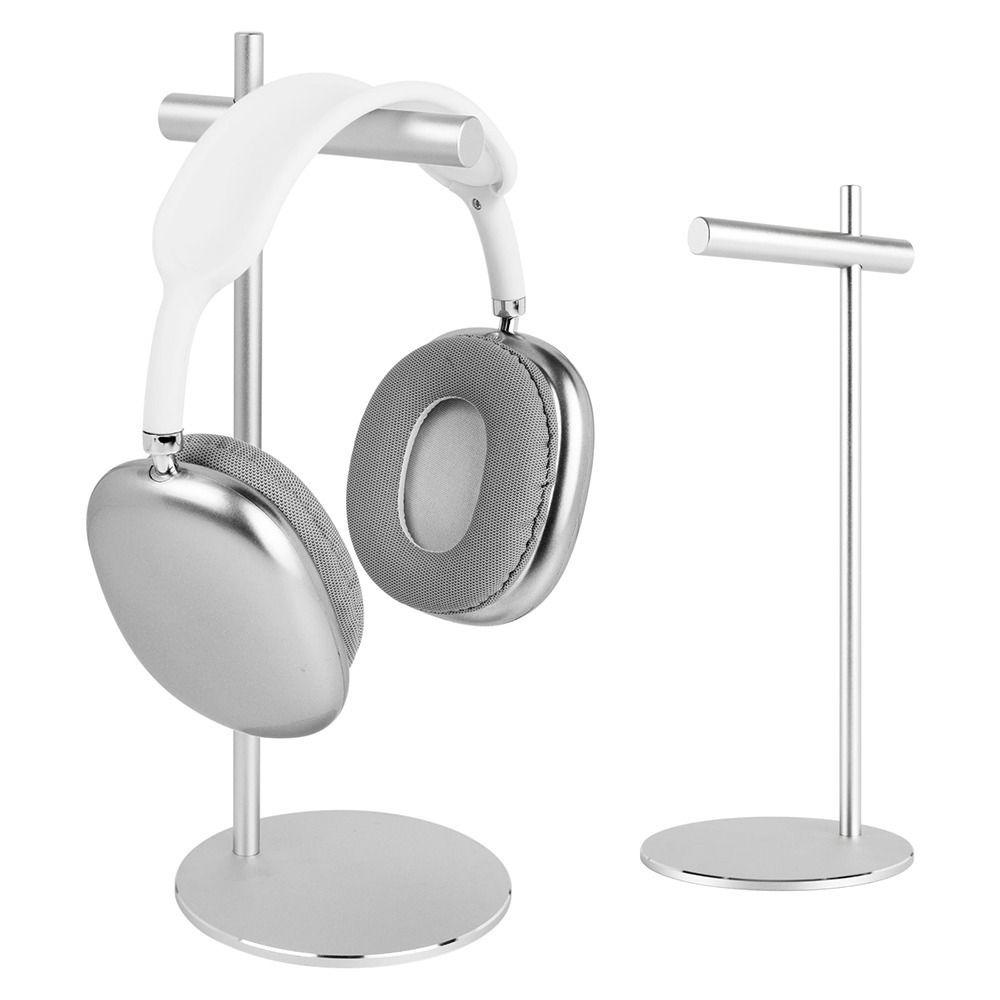 

Desktop Headphone Stand Non-slip Display Rack Universal Headset Stand Easy Installation срібний