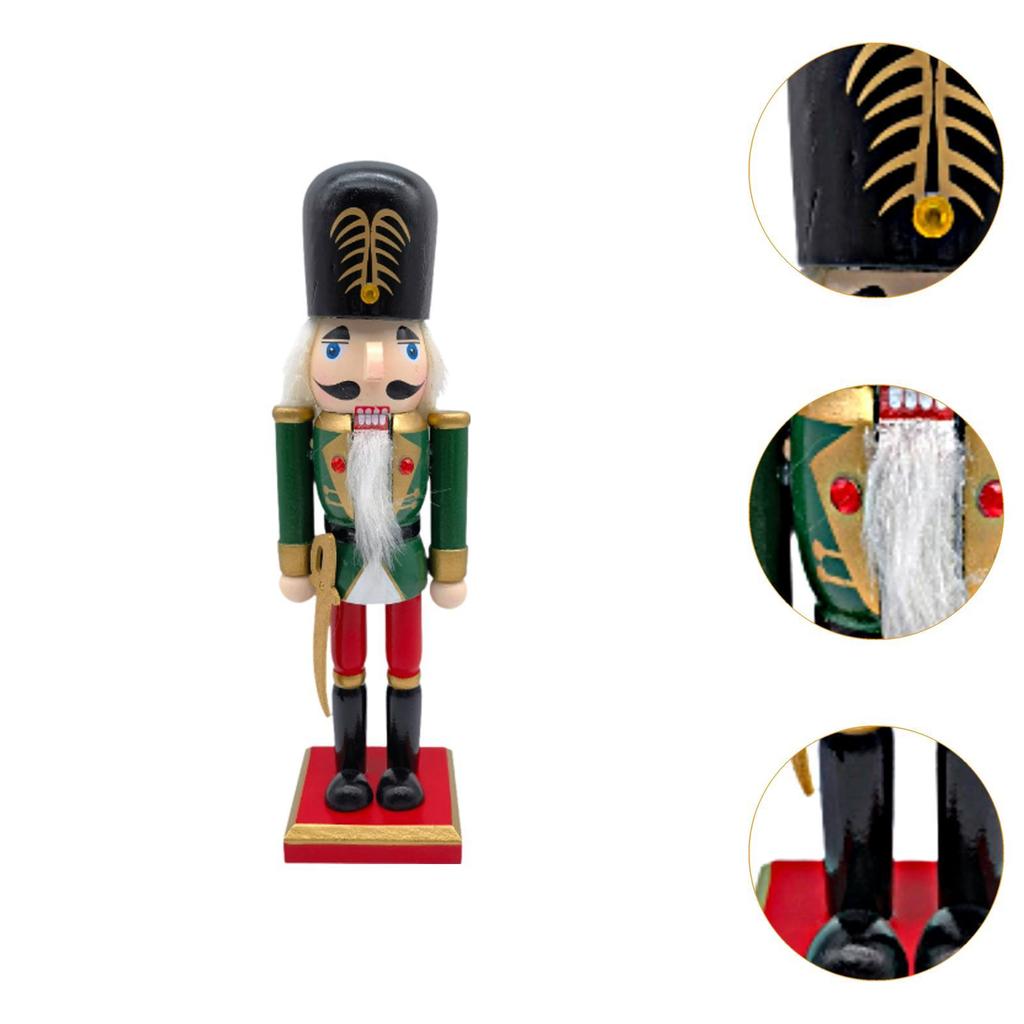 Christmas Nutcracker Ornament Nutcracker Figurine Sculpture Home Decoration for