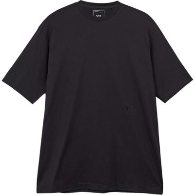 Solid Color Comfortable Soft Crew Neck Pullover Short Sleeve T-Shirt Unisex Tops Black IW0071