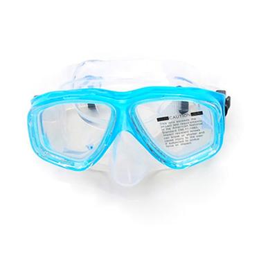 Adult Tempered Glass Diving Mask with Myopia-Compatible Silicone Goggles