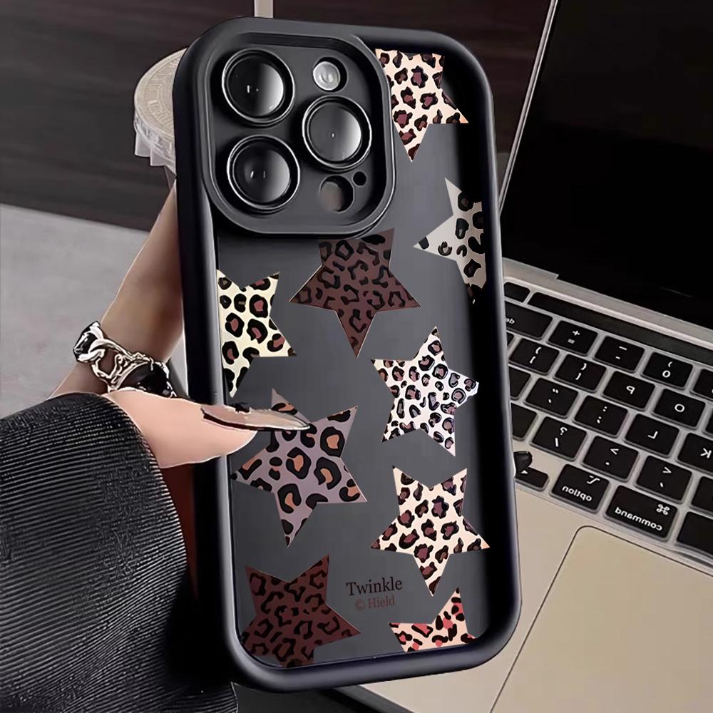 Phone Case For iPhone 7 8 16 15 14 Plus For iPhone 15 17 16 14 13 12 11 Pro Max XS XR X Gilded Celestial Shockproof Bumper Cover