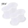 Soft Silicone Toe Spreader 2 Rings Separators, Spacers Corrector, Big Flexible Sebs Spacer Distributor Corrector for Men & Women Straighten