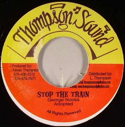 

7inch Record GEORGE NOOKS ANTHONY CRUZ Stop The Train Crying For Peace NONE Thompson Sound Jamaica Reggae Ska Dub Used