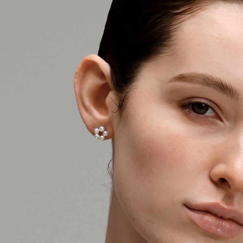 VINTAGE HOLLYWOOD Petit Flower Earrings_VH25NNEA101V