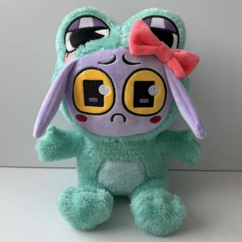 The Amazing Digital Circus Jax Frog Outfit Plush Toy Cute Game Character Stuffed Doll Soft Figure Lovely Collectible Gift Game Fans Home Table Decor