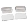 2 BUC Cutie de Prânz Metalică Capacitate 800ML Oțel Inoxidabil 304 Portabilă Depozitare Alimente Cutie de Prânz pentru Școală