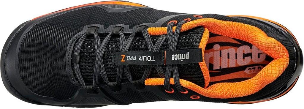 Buty tenisowe Prince Tour Pro Z VII AC Rozmiar 2E (Czarny / pomarańczowy), 244, 27,5 cm,