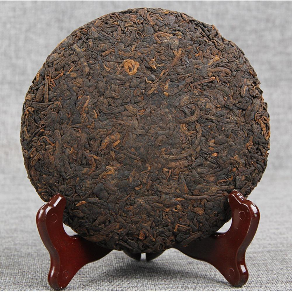 

Yunnan Cooked Pu-erh Tea Cake 200g Fermented Loose Leaf Black Tea 01