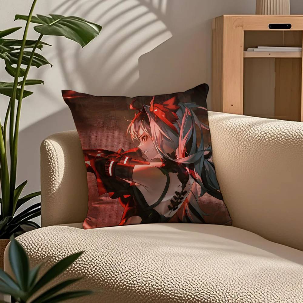 P-Punishing G-Gray R-Raven Pillow Case Comfort Sofa Bed Silky Elegant Invisible Zipper Custom Decorative Cushion Cover