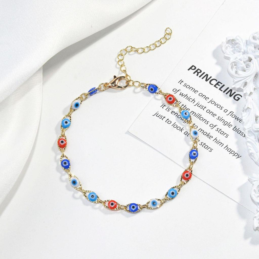Damen Leicht Luxuriöses Böses Auge Armband - Hand Schmuck im Europäischen und Amerikanischen Stil