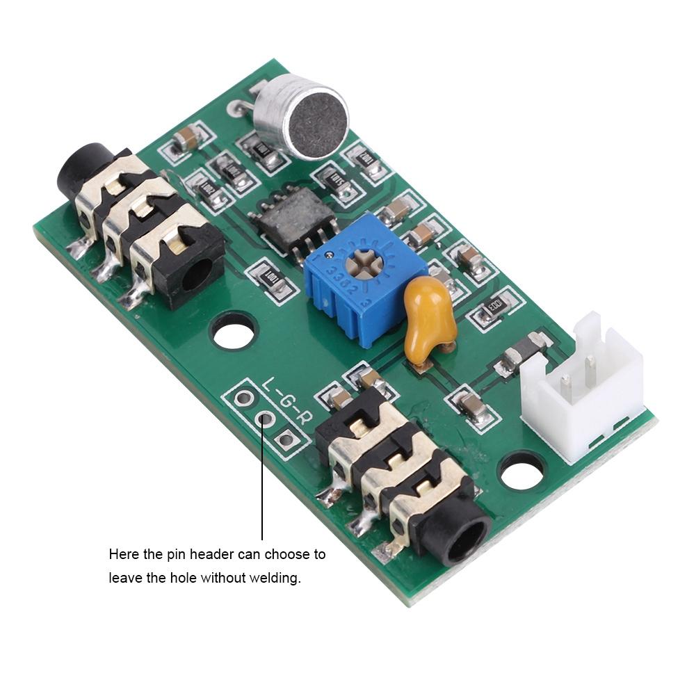 Modul zesilovače desky mikrofonu Zesílení hlasového zvukového signálu Nastavitelný zisk DC 2.610V