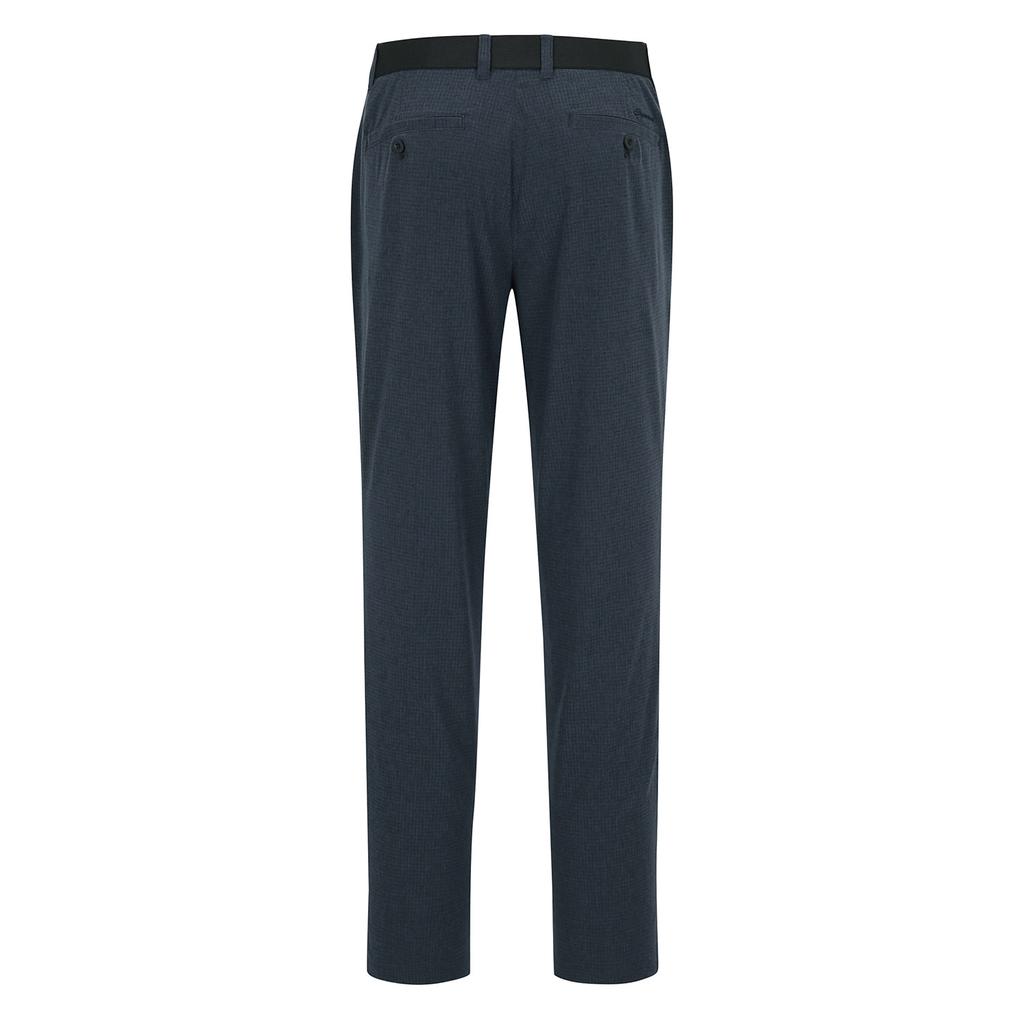 SUPERIOR Men'S Melange Check Basic Pants Navy (Imgesl20249)