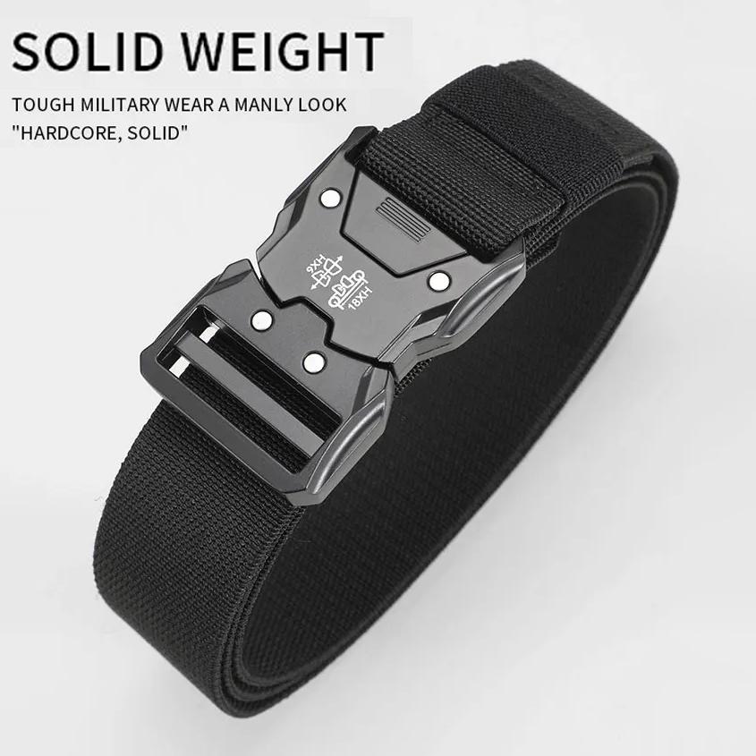 Men's Belt Outdoor Multi Function Belt High Quality Canvas For Nylon Male Luxury Belts Women's Sports Jeans Belt Neutral Belts