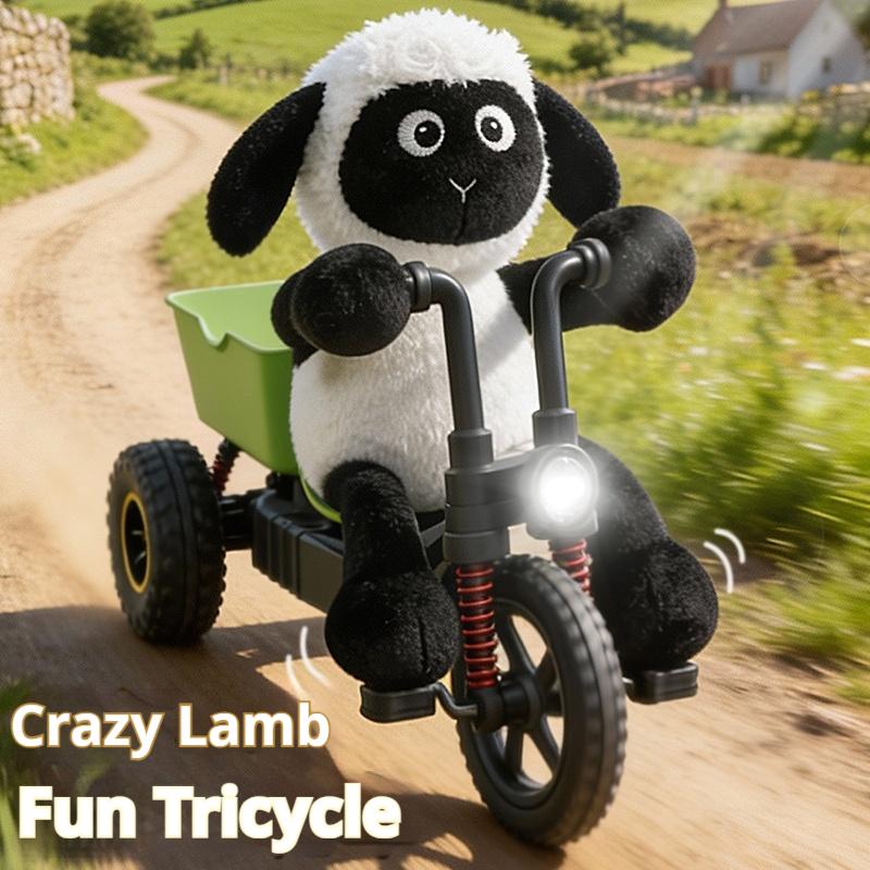 Rc Sheep Electric Tricycle Fully Proportional Throttle Digital Servo Upgrade Differential High Speed Drift Children'S Toy