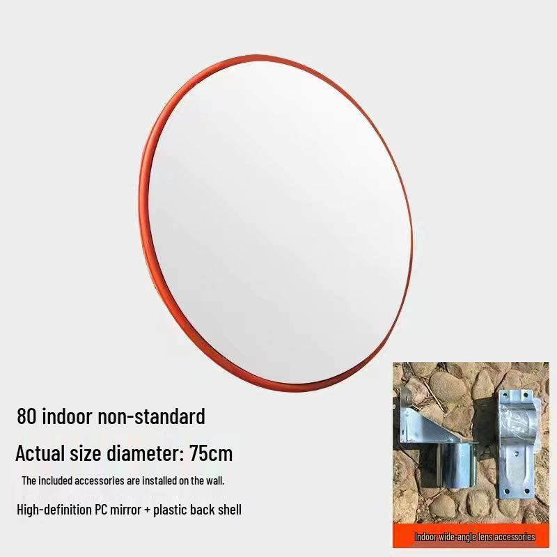 Miroir de circulation grand angle: Miroir Convexe Extérieur/Intérieur pour la Sécurité Routière et l'Antivol, Parfait pour les Coins de Garage