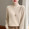 Women's High Neck Loose Knit Pullover Sweater - Autumn/Winter Style