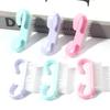 Soft Bristle Nail Dust Brush Non-slip Comfy Handle Pastel Colors Portable for Home DIY Manicure Nail Art Cleaning