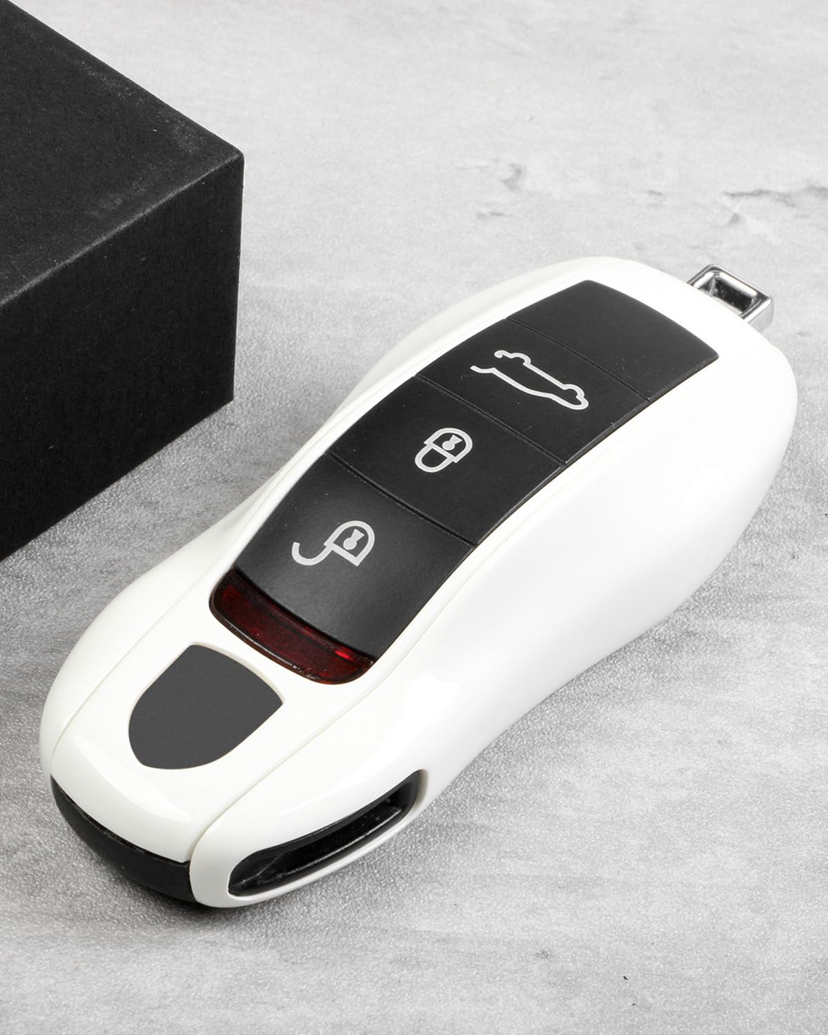 

Чехол для ключа Porsche Macan Cayenne 718, Защита ключа автомобиля, Брелок для ключей для чёрный