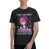 I Only Care About Anime Japanese Manga Otaku 100 Cotton Casual Breathable Confortable T Shirt High End Mens Clothing Mens