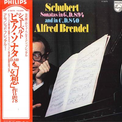 LP Record ALFRED BRENDEL(PIANO) - Schubert/Piano Sonata In G D.894 An X5675 PHILIPS Japan Obi Classical Used