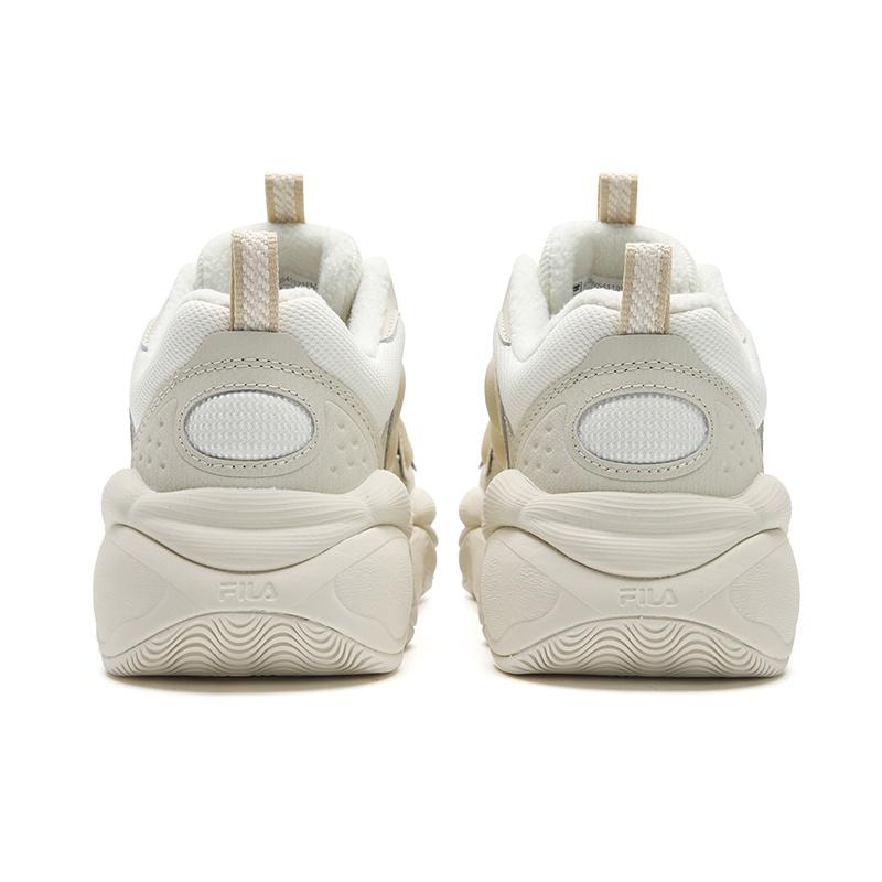 FILA PEASE WE Wear resistant And Lightweight Low top Casual Shoes Women's White Brown F12W541121FMA