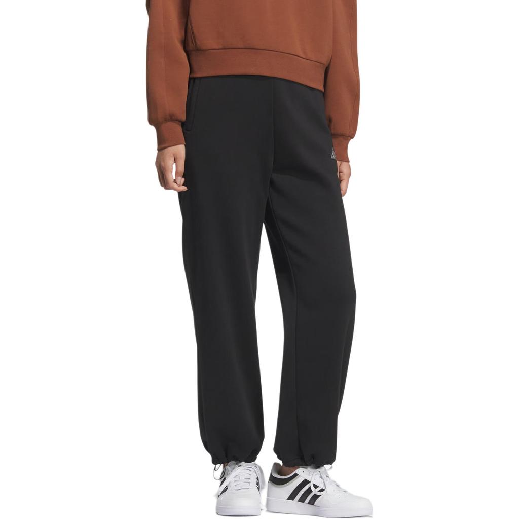 Adidas Must Haves Fw25 Thick Sports Simple Solid Color Casual Pants Women Bottoms KC0052