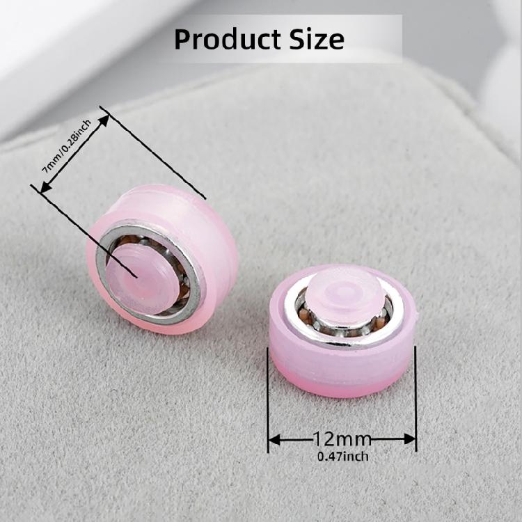 100pcs Innovative Rotating Hair Clip Bearings Colorful 360 Degree Rotation Headdress Accessories Clothing Ornaments