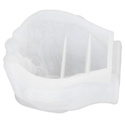 Silicone Resin Mold Eco Friendly Hand Shape Poisonless Durable Wide Application Premium Material Silicone Molds