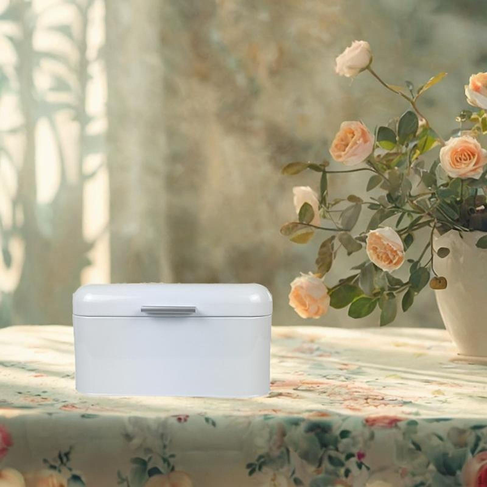 Жестяная банка для хранения с многофункциональной крышкой из нержавеющей стали white