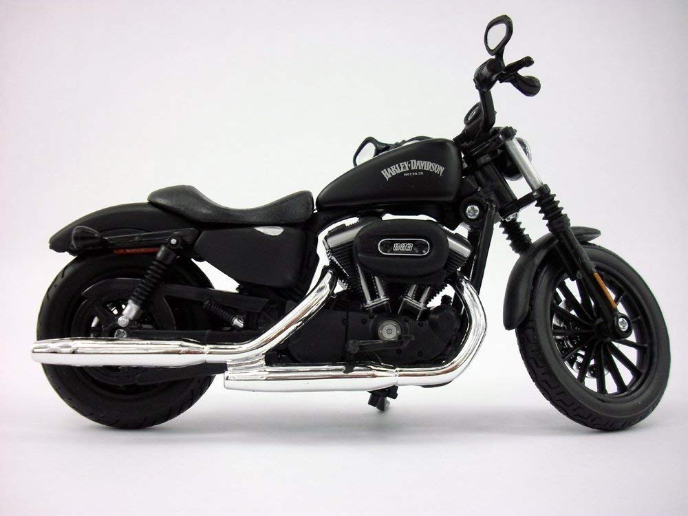 Maisto Maßstab 2014 Sportster Iron 883 Fertigmodell 1/12 Harley-Davidson (Schwarz) (Produktcode 32326)