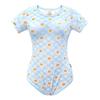 LittleForBig Adult Cotton Romper Pajamas Scallop Collar Size M [Sunflower] Bodysuit,