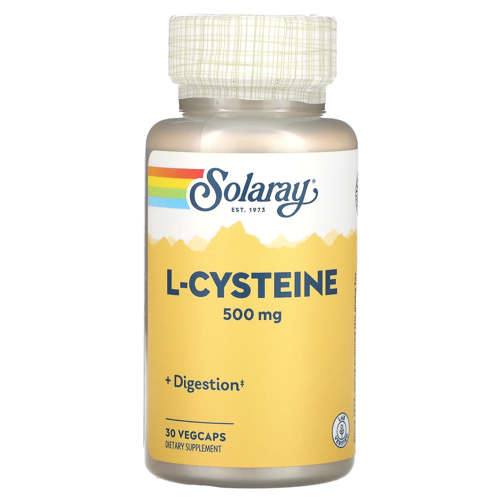 

L-Cysteine, 500Mg, 30 Veggie Caps