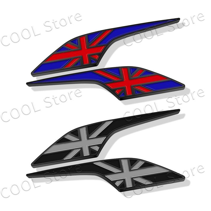 2Pcs United Kingdom UK Emblem Car Side Wing Fender Decals Body Sticker For Car Motorcycle Universal Accessories