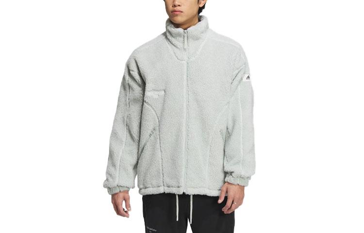 Adidas Lounge Jackets & Coats Unisex Silver Gray IQ1367 L