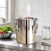 Stainless Steel Barrel with Thermometer Airtight Clamp-Lid Fermentation