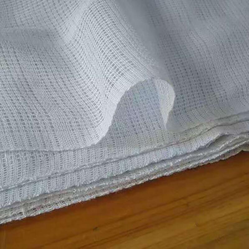 Lilang White Mesh Fabric