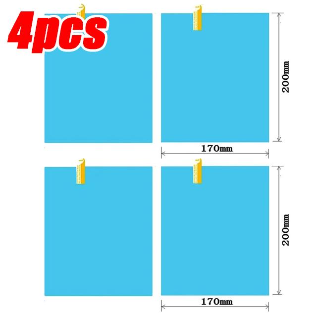 Set de filme pentru oglindă retrovizoare rezistente la ploaie Geam autovehicul autovehicul autocolante impermeabile anti-ceață Conducere în siguranță în zilele ploioase Filme rezistente la ploaie