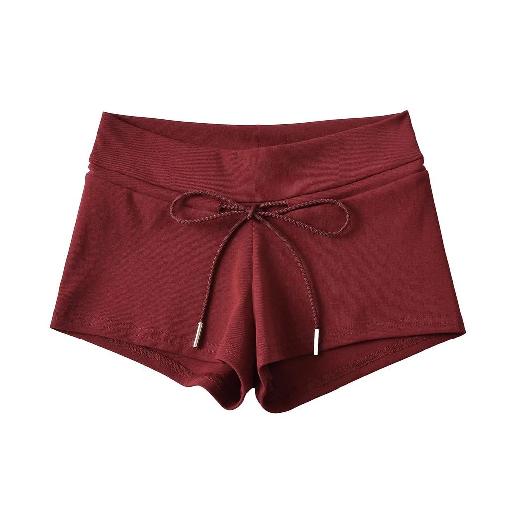 2024 Women’s Low-Waist Lace-Up Slim Fit Summer Sports Shorts