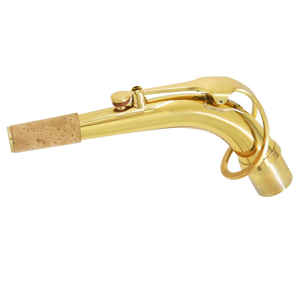 Gât de saxofon Alto din alamă cu pânză curată pentru plută, accesoriu pentru instrumente