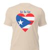 Puerto Rican Flag Heart T-Shirt: Boricua Pride Unisex Tee