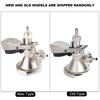 A Type Keg Coupler Stainless Steel Beer Keg Dispenser Connector Dispensing Equipment Accessory