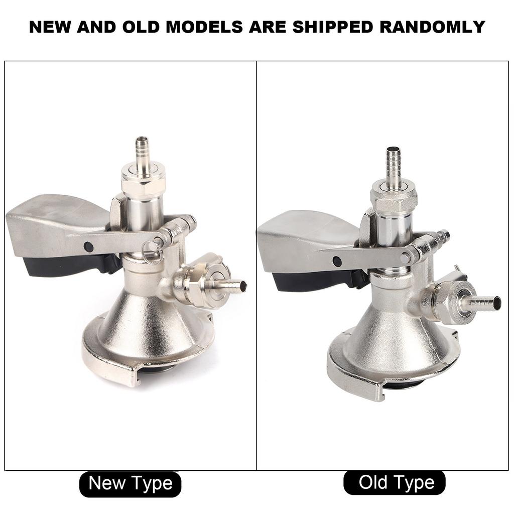 A Type Keg Coupler Stainless Steel Beer Keg Dispenser Connector Dispensing Equipment Accessory