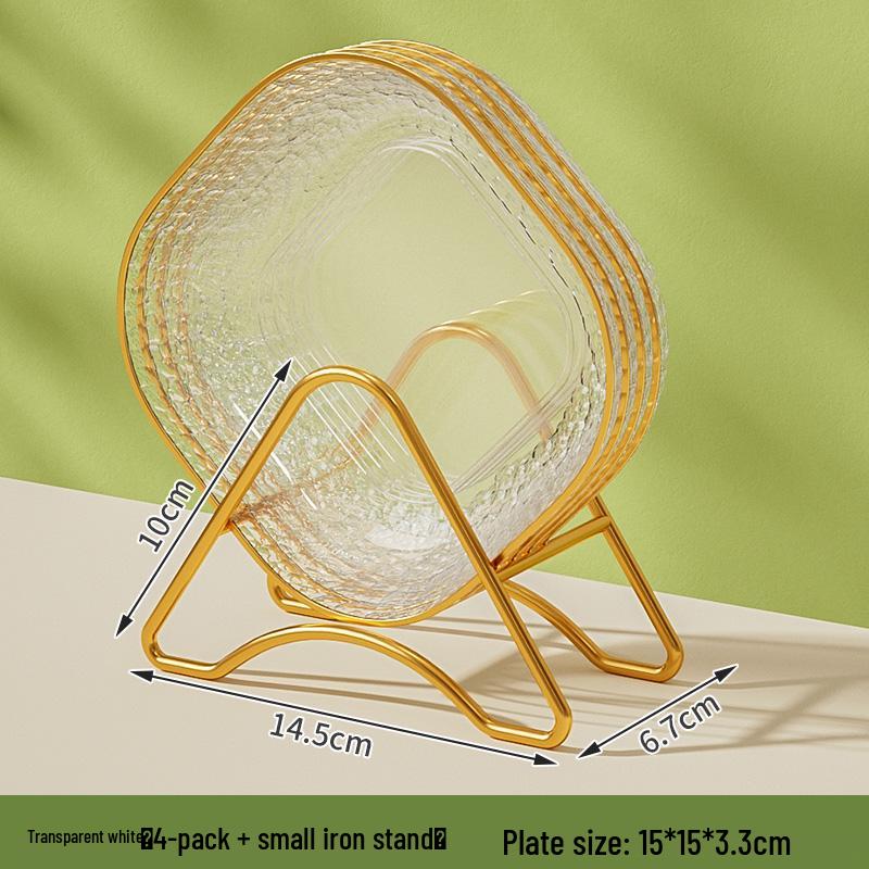 Luxury Plastic Bone Dish: Versatile Small Plate for Snacks, Fruits, Residue Storage, and Stir-Fry.