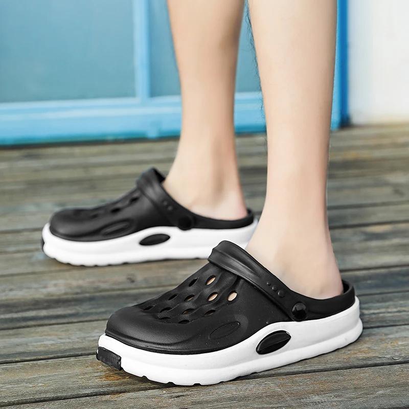 Men Sandals Casual Shoes EVA Lightweight Hot Sale Clogs Unisex Colorful Water Aqua Shoes for Summer Beach Zapatos Hombre