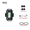 Drone Strobe Light 7 Color Motorcycle Taillights USB LED Anti-Collision Bike Aircraft Night Flying Flashing Warning Signal Light